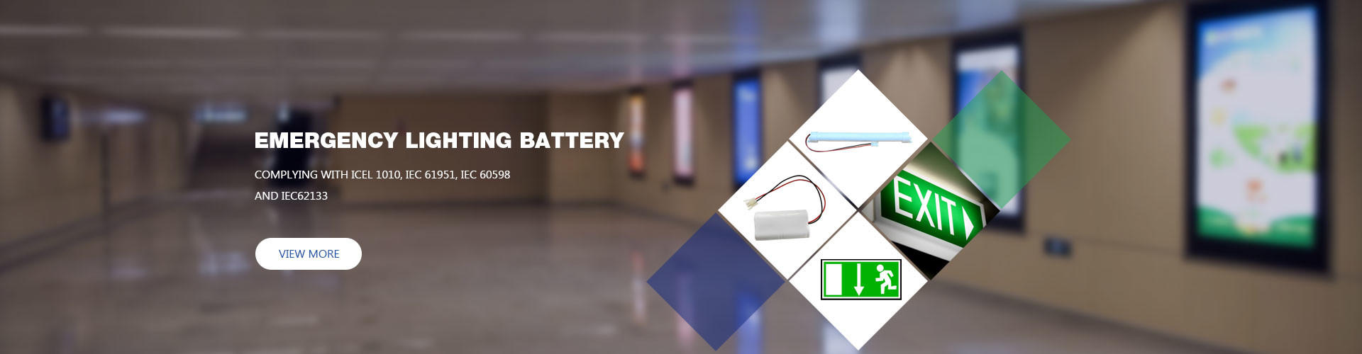 kualitas Baterai Lampu Keluar Darurat pabrik