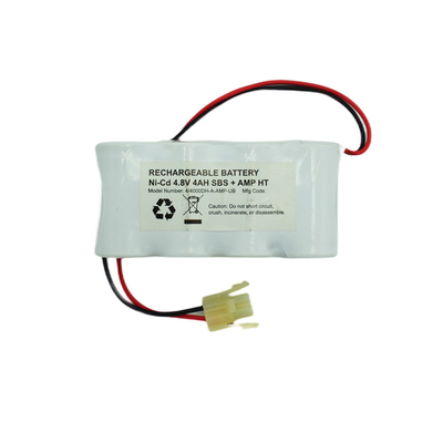 Lampu Darurat Isi Ulang Baterai Ni Cd 4.8V Umur yang Diharapkan 5 Tahun D4000mAh