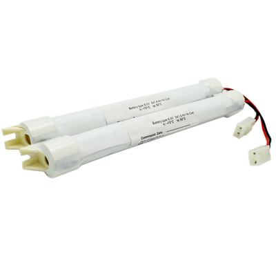 Paket Baterai Ni Cd Lampu Darurat 1800mAh NiCd 6V Dengan Tutup Akhir