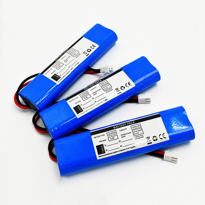 18650 3000mAh 6.4 Volt Side By Side Tipe LiFePO4 Baterai Kinerja suhu tinggi