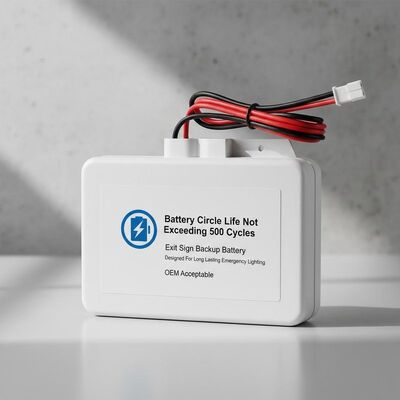 Battery Circle Life Not Exceeding 500 Exit Sign Backup Battery Designed For Long Lasting Emergency Lighting Oem Accepatable
