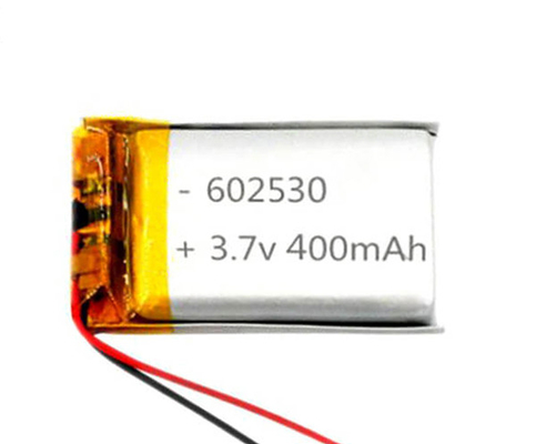 Lampu Darurat Baterai Lithium Ion 400mAh 6.0*25*30mm Li Polymer Cell