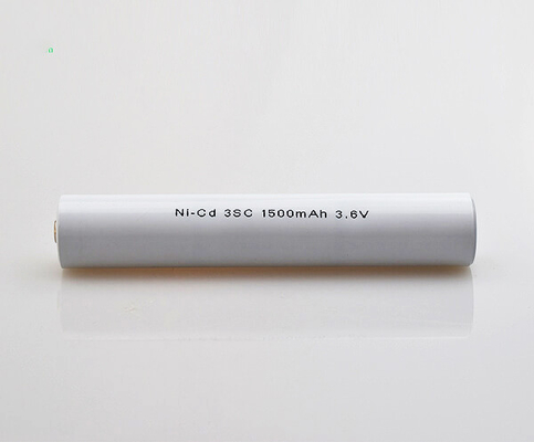 55 Derajat SC1500mAh Nicd Battery Pack 3.6 V Untuk Penerangan Darurat