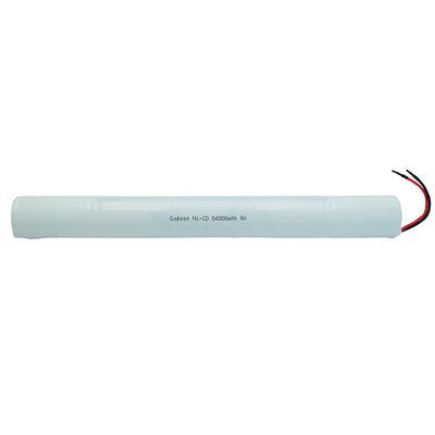 Baterai Tipe Tongkat 6.0 Volt D4000mah Baterai Ni Cd Keluar Ringan