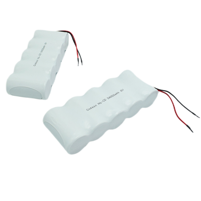 Paket Baterai Isi Ulang Ni Cd D4000mAh 6.0V Siklus Hidup Baterai
