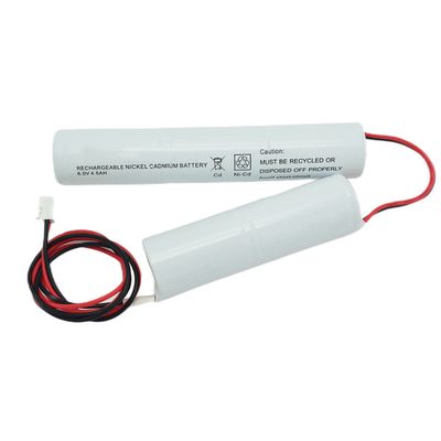 Paket Baterai NiCd 6.0 V Isi Ulang D4500mAh Dengan Umur Panjang