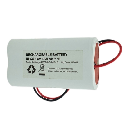 Paket Baterai Lampu Keluar Darurat Berdampingan 4,8 Volt D40000mAh NiCd