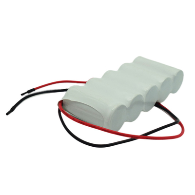 C2500mAh NiCd 6.0V Paket Baterai Isi Ulang Sel Diharapkan Umur 5 Tahun