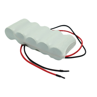 C2500mAh NiCd 6.0V Paket Baterai Isi Ulang Sel Diharapkan Umur 5 Tahun