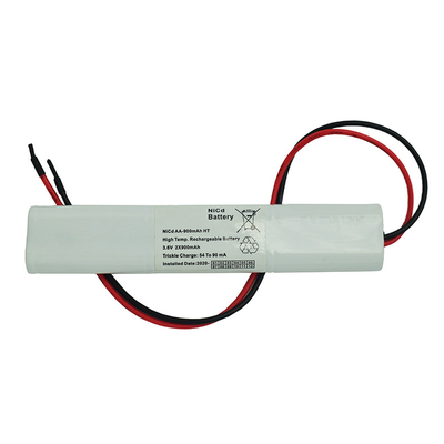 Paket Baterai Ni Cd 3.6V Ni Cd Tanpa Bau 1800mAh Untuk Telepon Tanpa Kabel