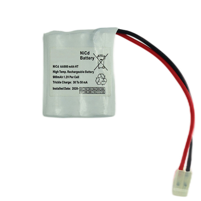 3.6V Lampu Darurat Baterai Ni Cd 900mAh 500 Kali Siklus