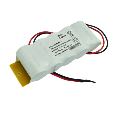 OEM 3.6V Tanda Keluar Darurat Penggantian Baterai Jaket PVC NiCd