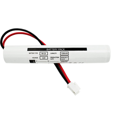 Jenis Tongkat Baterai NiCd Sc1200mah 3.6 Volt Untuk Penerangan Darurat