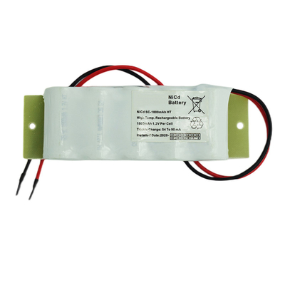 6.0V Lampu Darurat Baterai Ni Cd 1800mAh 500 Kali Siklus