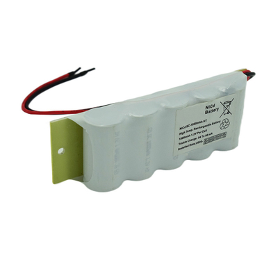 6.0V Lampu Darurat Baterai Ni Cd 1800mAh 500 Kali Siklus