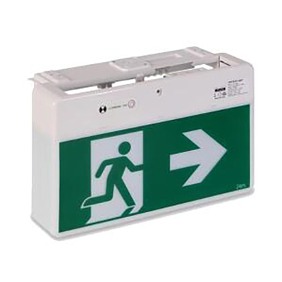 60Hz Baterai Lithium Ion Lampu Darurat LED Quick Fit Exit Box Putih 4W 60lm EGS4QLiA