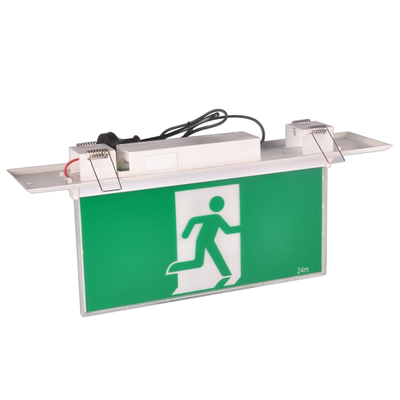 1.5Ah Lampu Darurat Blade Tersembunyi Trad Keluar Cahaya Putih 4W EGS4R