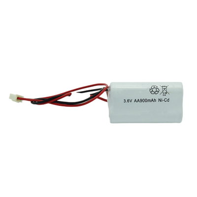 Pencahayaan Darurat Baterai NiCd 3.6V Umur yang Diharapkan 5 Tahun AA900mAh
