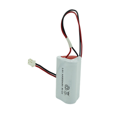 Pencahayaan Darurat Baterai NiCd 3.6V Umur yang Diharapkan 5 Tahun AA900mAh