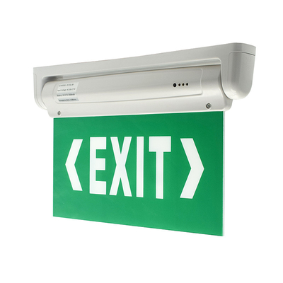 AC85V 3 W Lampu Darurat Baterai Lithium Ion 300Lm 6500k LED Keluar Downlight
