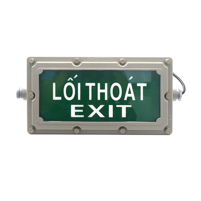 50Hz LED Explosion Proof Exit Light Putih 4W 500lm Pemasangan Plafon