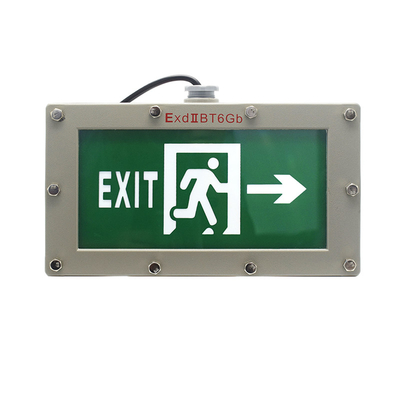 Stainless Steel LED Explosion Proof Exit Light 5w Durasi Tiga Jam