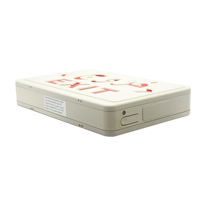 ABS PC Red LED Emergency Exit Sign Light AC220V 50Hz Dengan Baterai Lithium
