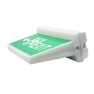 Lampu Keluar LED Darurat Luar Ruangan Putih 8W 6500K Bertenaga Baterai