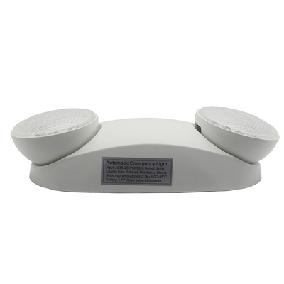 Baterai R Lithium Ion Dalam Ruangan Led Emergency Twin Spot 6 W 600lm 265V