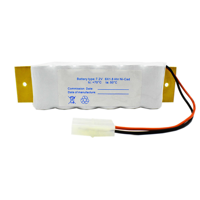 7.2V 1800mAh Lampu Darurat Baterai Nikel Kadmium Kode HS 8507300090