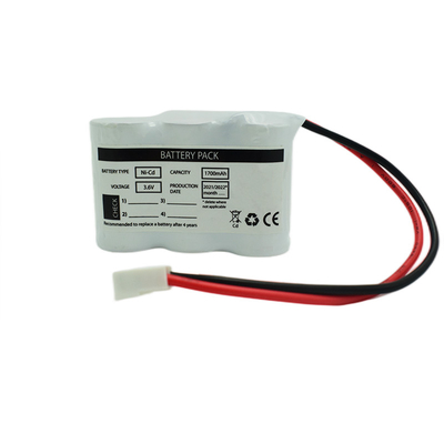 SC1700mah Emergency Light Ni Cd Battery Pack 3.6 Volt Konfigurasi Berdampingan
