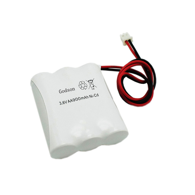 Paket Baterai Lampu Keluar Darurat AA NiCD AA900mAh 3.6V SBS Dapat Diisi Ulang