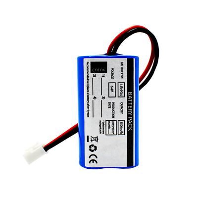 Baterai Lithium Fire Exit Light Sel Lifepo4 18650 6.4V 1500mAh