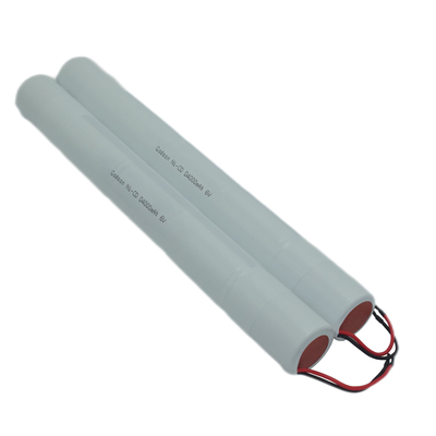NiCd D4000mAh 6.0V Exit Sign Battery Backup Untuk Pencahayaan Darurat