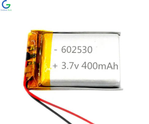Lithium ion Baterai Lampu darurat dengan 602530 400 mAh 3.7V Keamanan