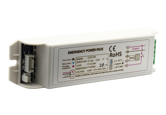 277V IP20 Lampu Darurat Power Pack GS-Q1125 Kit Darurat Baterai Jenis pemeliharaan