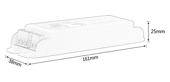 AC 85V Lampu Darurat Power Pack GS-AT815 Konverter 5-15W Baterai Daya Darurat