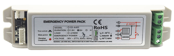 Max 0.35A Power Pack darurat Pertahankan Tipe GS-A405 Daya darurat 1-5W