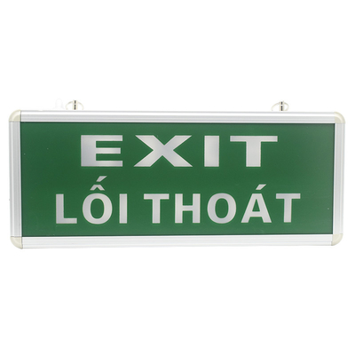 150Lm Outdoor Emergency LED Exit Light 1.5W 6500K Baterai bertenaga