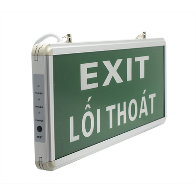150Lm Outdoor Emergency LED Exit Light 1.5W 6500K Baterai bertenaga