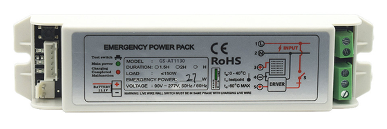 Max 3.33A Inverter Paket Daya Darurat Dipertahankan Tipe 16-30W GS-AT1130