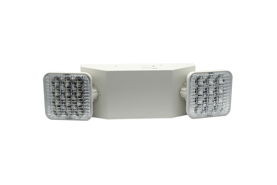 3 Jam Durasi Lampu Keluar Darurat LED Indoor 3W 85-265V Lampu Dual Head Luminare Wall Mountable