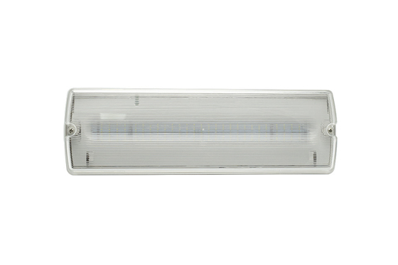 8W Emergency Ip65 Bulkhead Light 6500K 150Lm Pemasangan Dinding
