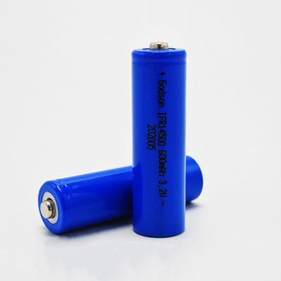 14500 600mAh 3.2V LiFePO4 Baterai Untuk Lampu Darurat &amp; Tanda Keluar