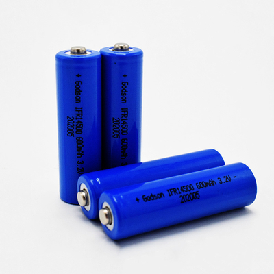 14500 600mAh 3.2V LiFePO4 Baterai Untuk Lampu Darurat &amp; Tanda Keluar