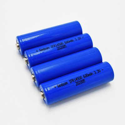 14500 600mAh 3.2V LiFePO4 Baterai Untuk Lampu Darurat &amp; Tanda Keluar