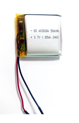 Li-ion Polymer 603030 500mAh 3.7V Dengan PCM