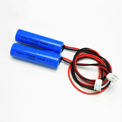 Lampu darurat 1600mAh 3,2 Volt 18650 LiFePO4 Baterai tipe Stick