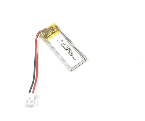 Li-ion Polymer 401230 110mAh 3.7V Dengan Konektor PHR-2 Dan PCB (Suhu Operasi -20...+60°C)