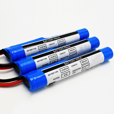 Lampu darurat 600mAh 6.4 Volt LiFePO4 Baterai tipe Stick
